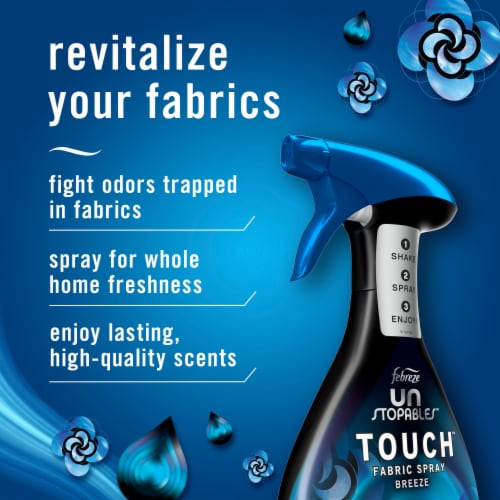Febreze Unstopables Breeze Touch Fabric Spray and Odor Fighter Perspective: back