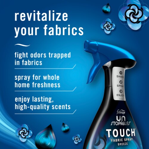 Febreze Unstopables Breeze Touch Fabric Spray and Odor Fighter Perspective: back
