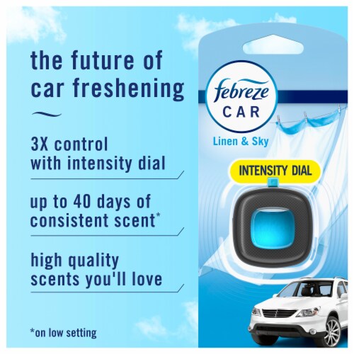Febreze Car Linen & Sky Scent Air Freshener Vent Clip Perspective: back