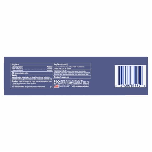 Crest 3D White Arctic Fresh Teeth Whitening Toothpaste Perspective: back