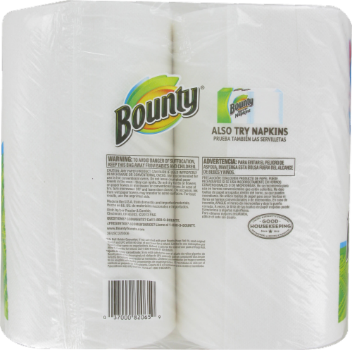 Bounty Select-A-Size Huge Roll Paper Towels Perspective: back