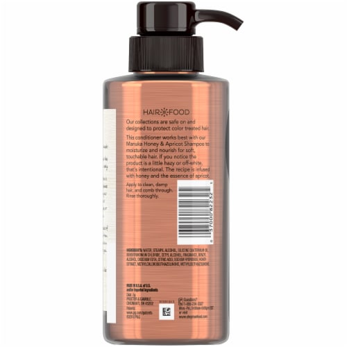 Hair Food Manuka Honey & Apricot Sulfate Free Conditioner Dye Free Moisturizing Perspective: back