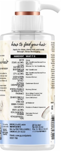 Hair Food Coconut & Chai Spice Sulfate Free Conditioner Perspective: back