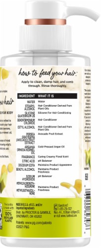 Hair Food Avocado & Argan Oil Smoothing Conditioner Perspective: back