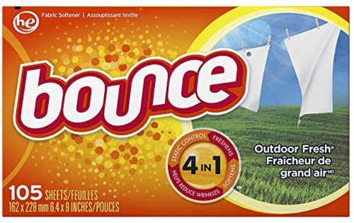 Bounce® Outdoor Fresh® Fabric Softening Dryer Sheets Perspective: back