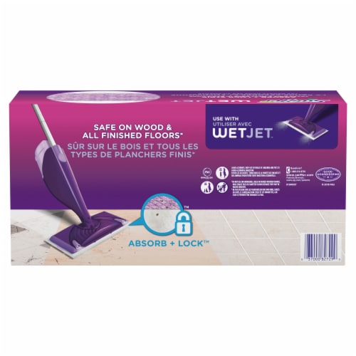 Swiffer WetJet Wood Mopping Refill Pads, 20 Count Mopping Pads 