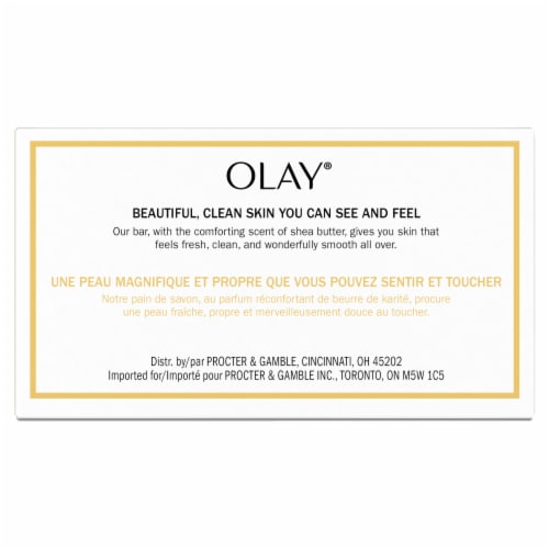 Olay Moisture Outlast Ultra Moisture Shea Butter Beauty Bar Perspective: back