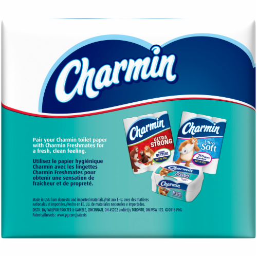 Charmin Freshmates Flushable Wipes Perspective: back