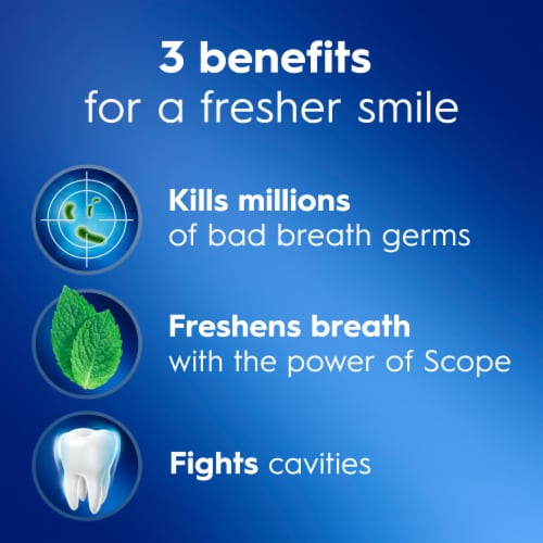 Crest + Scope Minty Fresh Complete Whitening Toothpaste Value Pack Perspective: back