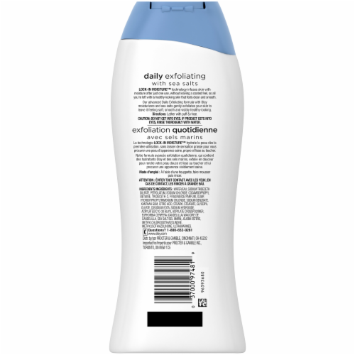 Olay Daily Exfoliating with Sea Salts Body Wash Perspective: back