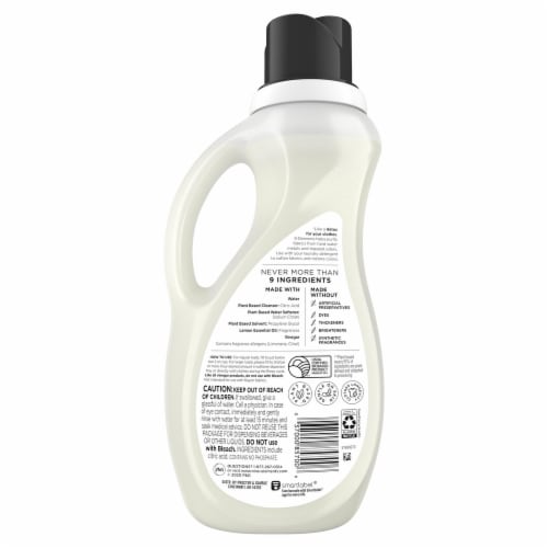 9 Elements Lemon Scent Purifying Fabric Softener Perspective: back