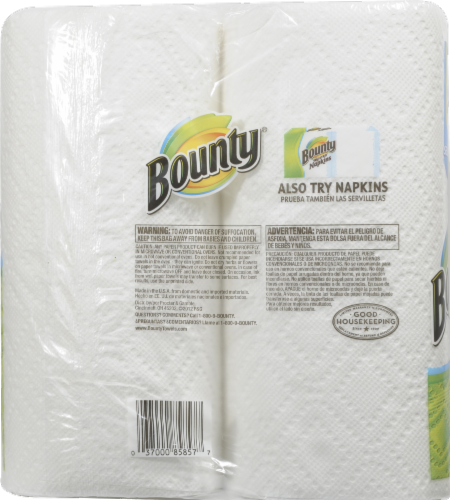 Bounty Select-A-Size Roll Paper Towels Perspective: back