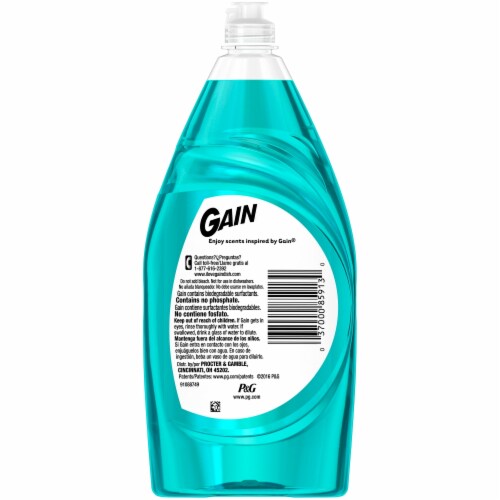 Gain Ultra Honeyberry Hula Dish Soap Perspective: back