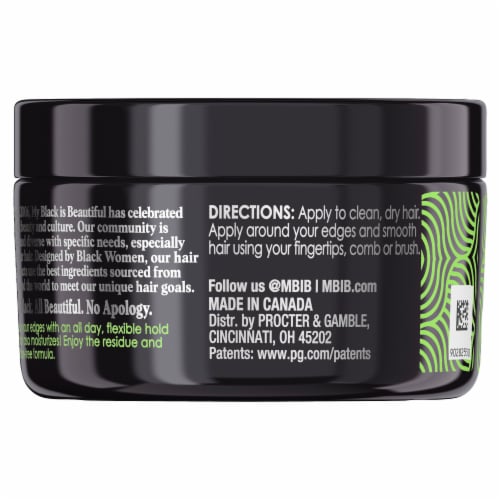 My Black is Beautiful Golden Milk with Honey & Coconut Oil Edge Slayer Perspective: back