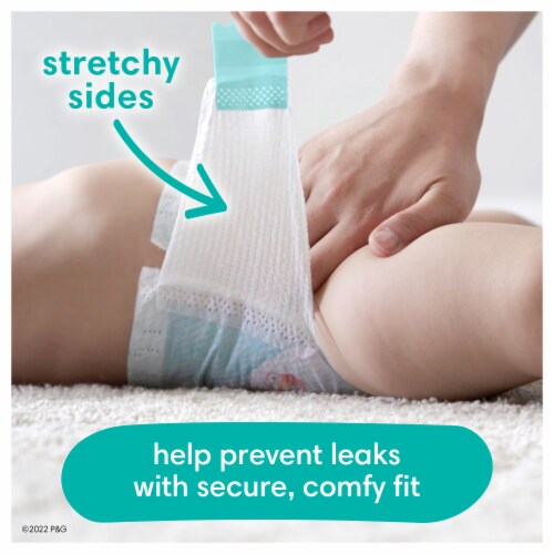 Pampers Baby Dry Diapers Size 4 Perspective: back