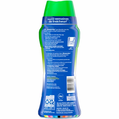 Gain Fireworks Blissful Breeze Scent Boosters Perspective: back
