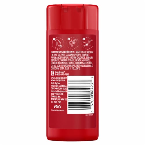 Old Spice® Cedarwood Swagger Travel Size Body Wash Perspective: back