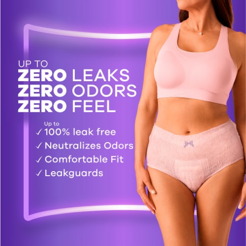 Always Discreet Adult Incontinence & Postpartum Underwear for Women Maximum XXL Perspective: back