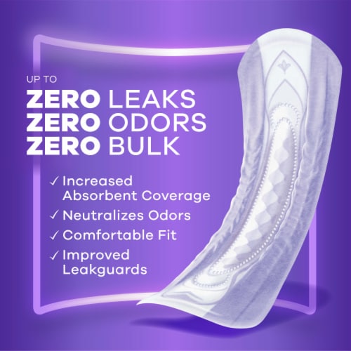 Always Discreet Extra Heavy Size 6 Incontinence and Postpartum Pads Perspective: back