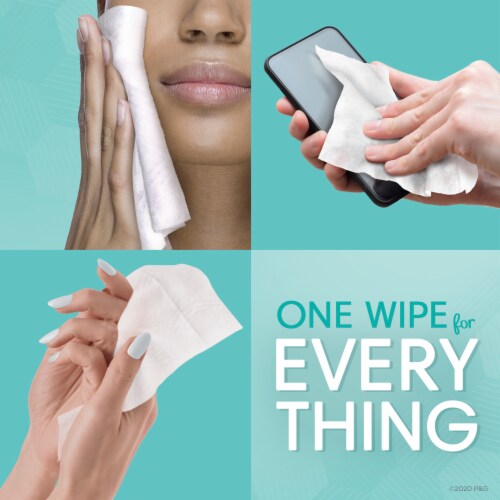 Pampers Expressions Fragrance Free Multi-Use Baby Wipes Perspective: back