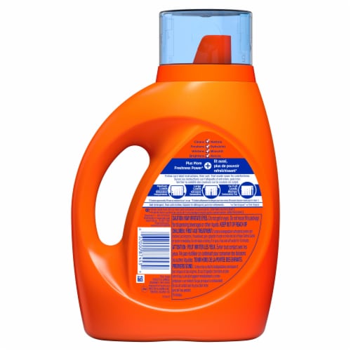 Tide® Plus Downy April Fresh Liquid Laundry Detergent Perspective: back