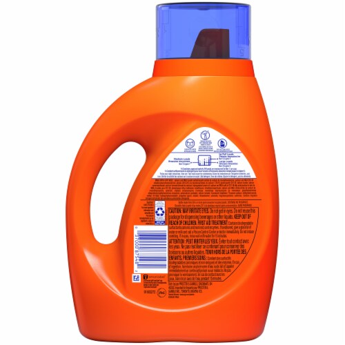 Tide With Bleach Original Scent Liquid Laundry Detergent Perspective: back