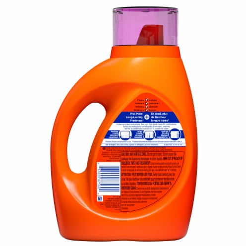 Tide Plus Febreze Spring & Renewal Liquid Laundry Detergent Perspective: back