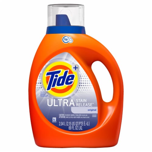 Tide HE Original Ultra Stain Release Liquid Laundry Detergent Perspective: back