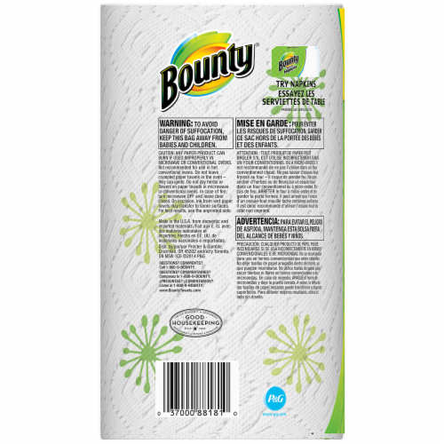 Bounty Big Roll Paper Towels Perspective: back