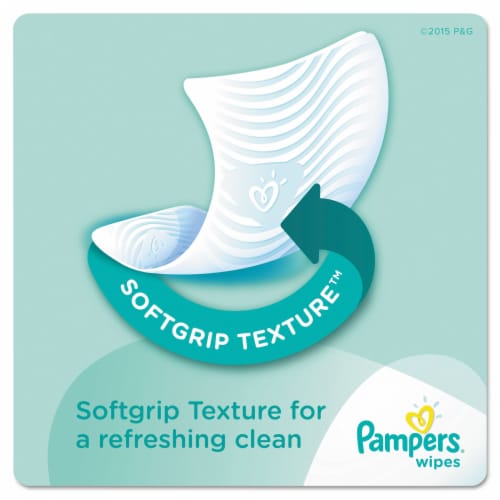 Pampers Sensitive Perfume Free Wipes Perspective: back