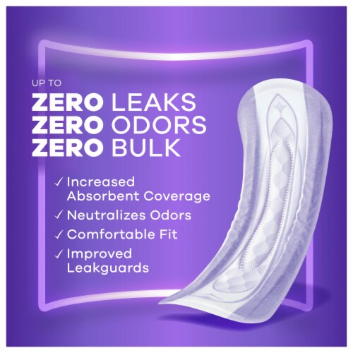 Always Discreet Incontinence Heavy Pads Perspective: back