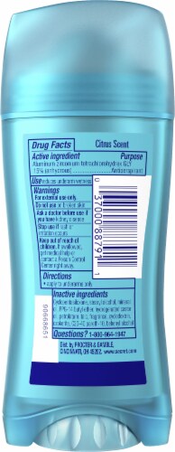 Secret® Hawaii Citrus Invisible Solid Antiperspirant Deodorant Perspective: back