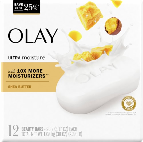Olay Ultra Moisture Shea Butter Beauty Bars Perspective: back