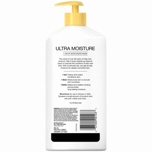 Olay Ultra Moisture Body Wash with Shea Butter Perspective: back