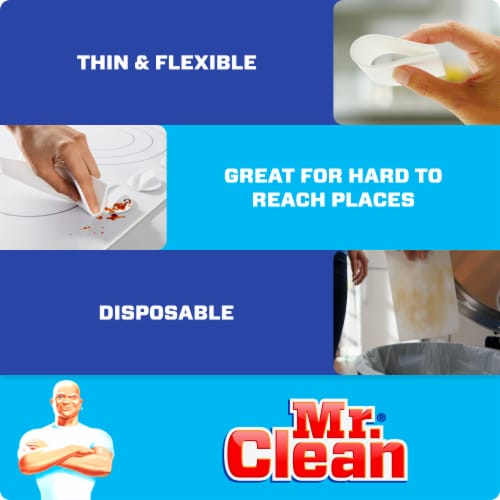 Mr. Clean® Magic Eraser Household Cleaning Dry Sheets Perspective: back
