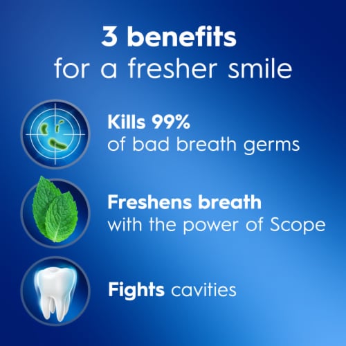 Crest + Scope Mint Outlast Complete Whitening Toothpaste Value Pack Perspective: back