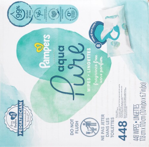 Pampers Aqua Pure Sensitive Baby Wipes, 8 pk / 56 ct - Kroger