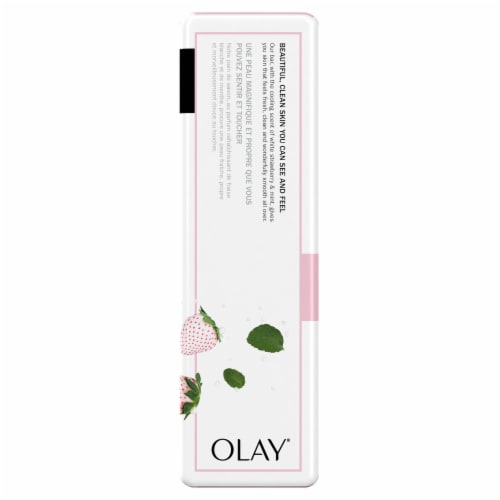 Olay Fresh Outlast Notes Of Cooling White Strawberry & Mint Beauty Bar Perspective: back