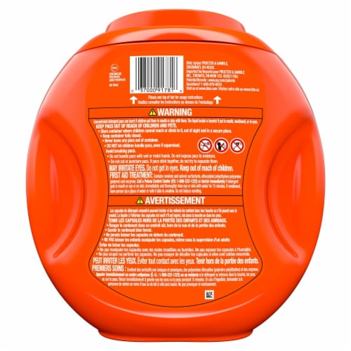 Tide PODS Spring Meadow Liquid Laundry Detergent Soap Pacs Perspective: back