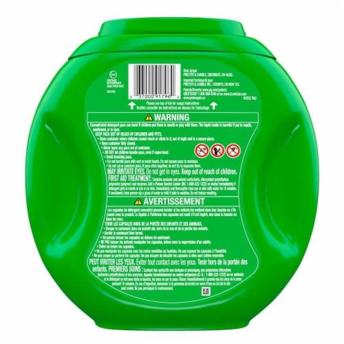 Gain Flings Moonlight Breeze Liquid Laundry Detergent Soap Pacs Perspective: back