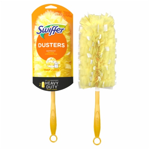 Swiffer Duster Heavy Duty Starter Kit, Handle + Refills (17 Count), 1 unit  - Fry's Food Stores