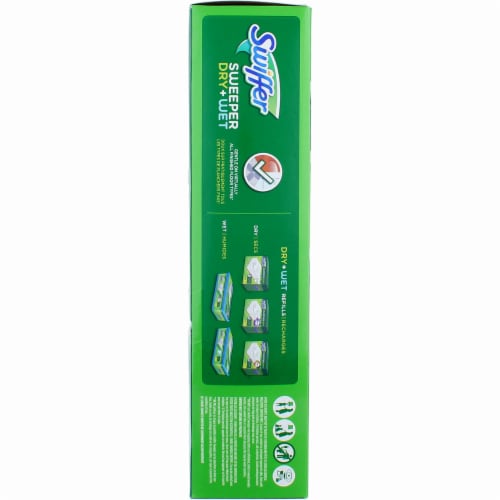 Swiffer Sweeper Dry + Wet Sweeping Kit Perspective: back