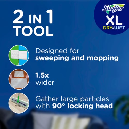 Swiffer Sweeper Dry + Wet XL Sweeping Kit Perspective: back