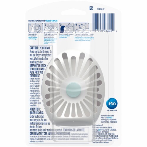 Febreze Small Spaces Fresh Twist Cranberry Air Freshener Perspective: back