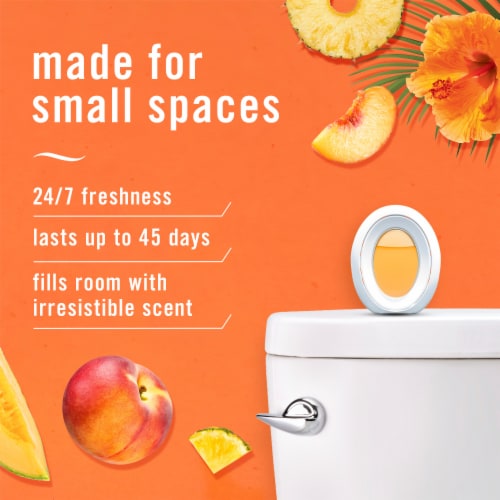 Febreze Odor-Fighting Hawaiian Aloha Scent Small Spaces Air Freshener Perspective: back