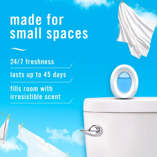 Febreze Linen & Sky Small Spaces Air Freshener Perspective: back