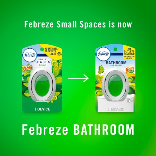 Febreze Bathroom Air Freshener Gain Original Scent Perspective: back