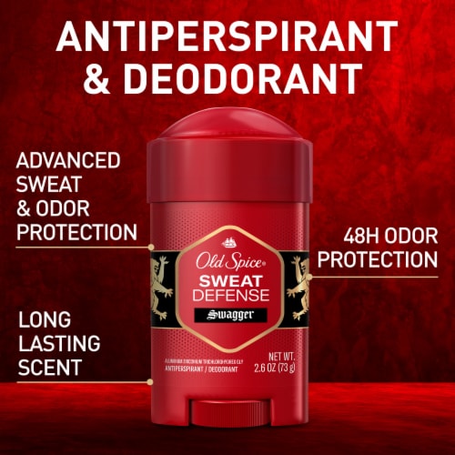 Old Spice Sweat Defense for Men Antiperspirant Deodorant Invisible Solid Stronger Swagger Scent Perspective: back
