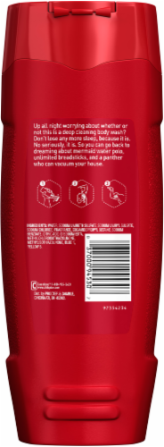Old Spice Hardest Working Collection Dirt Destroyer Stronger Swagger Deep Clean Body Wash Perspective: back