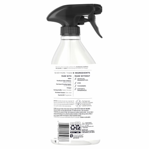 9 Elements Eucalyptus Multi Surface All Purpose Cleaner Vinegar Spray Perspective: back